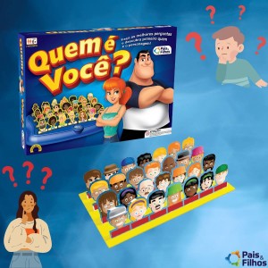 Jogo de Tabuleiro Quem é Você  Pais e Filhos