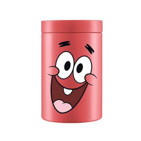 Pote Organizador Rosa do Patrick Estrelada Bob Esponja 1,5L