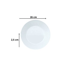 Prato Raso Opaline Saturno 26 cm