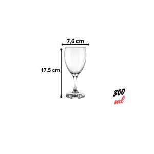 Jogo de Taças Windsor Água 300 ml com 6 unidades