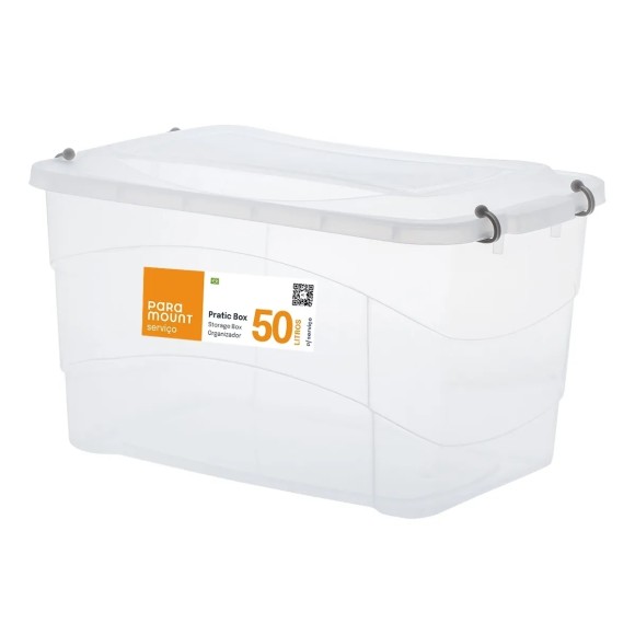 Organização Ampliada: Caixa Pratic Box 50L Paramount