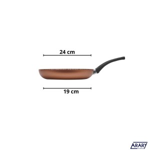 Frigideira Antiaderente Gourmet Cereja e Creme 24cm Mazetto