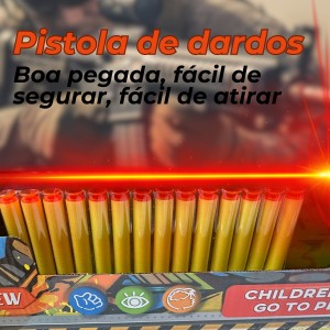 Brinquedo Lançador de Dardos 591-12 Rifle com 14 Munições