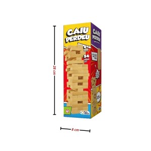 Caiu Perdeu Jogo de Torre 54 Peças Pais & Filhos