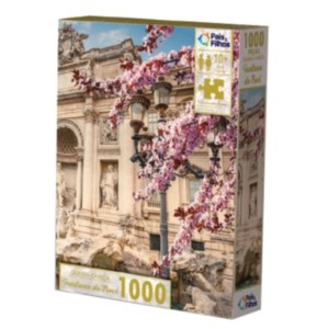 Quebra-Cabeças Fontana Di Trevi 1000 Peças Pais & Filhos