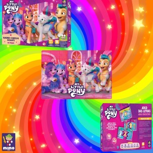 Quebra Cabeça Gigante My Little Pony Festa Dos Sonhos com 48 pçs